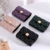 Card Bag Lingge Women's Card Set Genuine Leather Organ Small Fragrant Wind Zero Wallet Women's Multi Card Position Leather Wallet Fashionable Small Bag 