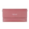 Multi functional solid color fashionable and minimalist touch screen single shoulder small bag, crossbody mobile phone bag for women 