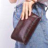 New cowhide women's handbag can hold mobile phones, genuine leather small handbag, women's makeup bag, genuine leather women's handbag, handbag 