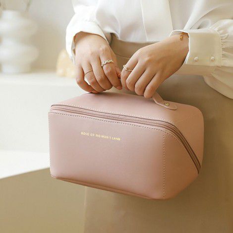 Makeup bag for women with high-end feel, convenient capacity, makeup box, travel toiletries bag, cosmetics storage bag 