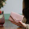 Genuine leather wallet, small wallet for women, ultra-thin student card bag, integrated wallet, high-end and multifunctional 