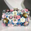 Ladies Handmade Colorful Flower Beaded Dinner Bag 