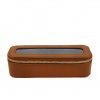 Women's New Travel Portable Leather Waterproof Transparent Wash Bag Large Capacity Makeup Brush Skincare Product Storage Bag 