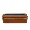 Women's New Travel Portable Leather Waterproof Transparent Wash Bag Large Capacity Makeup Brush Skincare Product Storage Bag 