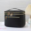 Large capacity partitioned makeup bag for women, portable portable travel skincare product brush storage, toiletries bag box 