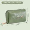 Travel makeup bag, carry on women's large capacity portable toiletries bag 