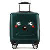 Cartoon board chassis, boys and girls, children's trolley box, 20 inch universal wheel, 18 inch travel box, password box 