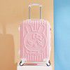 Trolley box, male and female student luggage, zipper box, leather box, boarding travel box 