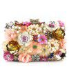 Ladies Handmade Colorful Flower Beaded Dinner Bag 