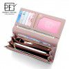 Minimalist Women's Wallet Korean Edition Women's PU Handheld Bag Multi functional Change Bag Card Leather Clip 