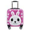 Cartoon board chassis, boys and girls, children's trolley box, 20 inch universal wheel, 18 inch travel box, password box 