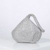 Diamond inlaid handmade bag, versatile banquet evening bag, hand-held bag, hand-held women's bag 