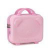 Bear Carrying Case Cartoon Luggage for Women Portable Climbing Case with Hand Gift Box for Children Storage Makeup Box 14 inches 