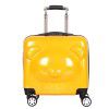 Cartoon board chassis, boys and girls, children's trolley box, 20 inch universal wheel, 18 inch travel box, password box 