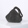 Diamond inlaid handmade bag, versatile banquet evening bag, hand-held bag, hand-held women's bag 