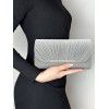 Fine Powder Banquet Bag Hardware Edge Strip Women's Handheld Bag Shell Pattern Cover Small Square Bag Party Banquet 