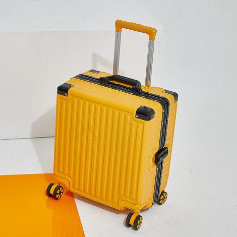 Luggage case, male business aluminum frame, female small 18 inch trolley case, universal wheel travel case, small and fresh new product 
