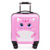 Children's suitcase, girls' small suitcase, babies' cartoon travel suitcase, boys' 18 inch luggage case 