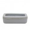 Women's New Travel Portable Leather Waterproof Transparent Wash Bag Large Capacity Makeup Brush Skincare Product Storage Bag 