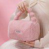 Cute Plush Makeup Bag Travel Skincare Product Storage Bag High Beauty Female Handheld Phone Storage Bag 