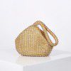 Diamond inlaid handmade bag, versatile banquet evening bag, hand-held bag, hand-held women's bag 