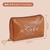 Travel makeup bag, carry on women's large capacity portable toiletries bag 