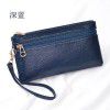 Long Wallet New Simple Soft Leather Handheld Women's Large Capacity Change Key Phone Small Bag 