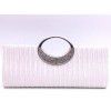 New hardware bracelet with rhinestone pleats, fashionable and classic women's bag, banquet bag, evening dress bag 