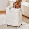Multi functional trolley box, can sit and ride, lazy person strolling toy box, children's trolley box 
