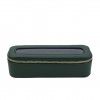 Women's New Travel Portable Leather Waterproof Transparent Wash Bag Large Capacity Makeup Brush Skincare Product Storage Bag 