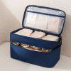 Travel underwear storage bag, portable and multifunctional organizing bag, business travel underwear and bra split storage bag 