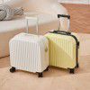 18 inch thick suitcase, women's small mini boarding password box, travel bag, children's suitcase, leather case 