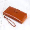 Wallet Women's Long Zipper Buckle Large Capacity Multi slot Money Clip Card Bag Integrated Bag Handheld Bag 