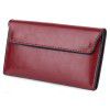 Genuine leather large capacity ultra-thin women's wallet, fashionable, simple and multifunctional women's handbag 