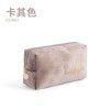 Flannel makeup storage bag can be easily carried with hands, large capacity women's storage bag 