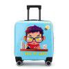 Children's suitcase, girls' small suitcase, babies' cartoon travel suitcase, boys' 18 inch luggage case 