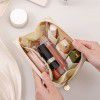 Travel makeup bag, carry on women's large capacity portable toiletries bag 