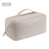 Makeup bag for women with large capacity, portable travel cosmetics, and toiletries 