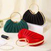 Hundred pleated banquet bag, women's handbag, socialite temperament banquet handbag, formal dress bag, circular ring handbag 