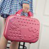 Cute cartoon cat makeup box, 14 inch cartoon carry on box, small luggage box, travel carry on suitcase 