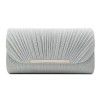 Fine Powder Banquet Bag Hardware Edge Strip Women's Handheld Bag Shell Pattern Cover Small Square Bag Party Banquet 