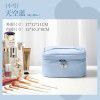 Makeup bag for women, new portable and large capacity cosmetic storage bag, box feeling waterproof, travel toiletries bag 