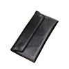 Long Wallet Women's Genuine Leather Buckle Minimalist Business Cowhide Thin Wallet Card 