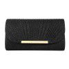 Fine Powder Banquet Bag Hardware Edge Strip Women's Handheld Bag Shell Pattern Cover Small Square Bag Party Banquet 