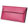 Genuine leather large capacity ultra-thin women's wallet, fashionable, simple and multifunctional women's handbag 