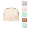 New Cake Makeup Bag with Large Capacity Dry Wet Separation Wash Bag for Travel Convenient Portable Cosmetic Storage Bag 