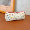 Minimalist contrasting checkered makeup bag for women's travel, portable, large capacity cosmetic storage bag 