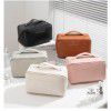 Vertical Pattern Pillow Makeup Bag Women's Large Capacity Portable Travel Cosmetics Storage Bag Washing Bag 