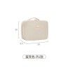 Toilet bag, makeup bag, portable large capacity cosmetic brush, transparent waterproof travel storage bag 