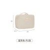 Toilet bag, makeup bag, portable large capacity cosmetic brush, transparent waterproof travel storage bag 